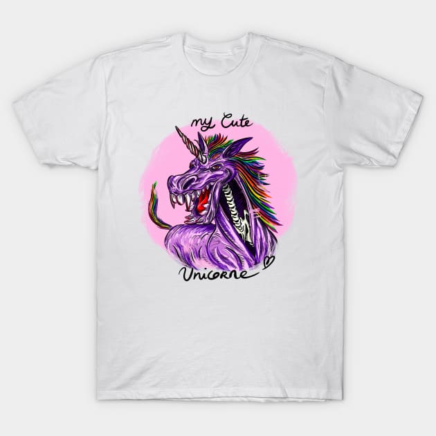 Zombie Unicorn Halloween 2020 gift T-Shirt by Yety